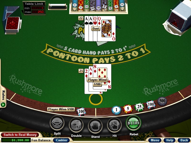 Pontoon Blackjack